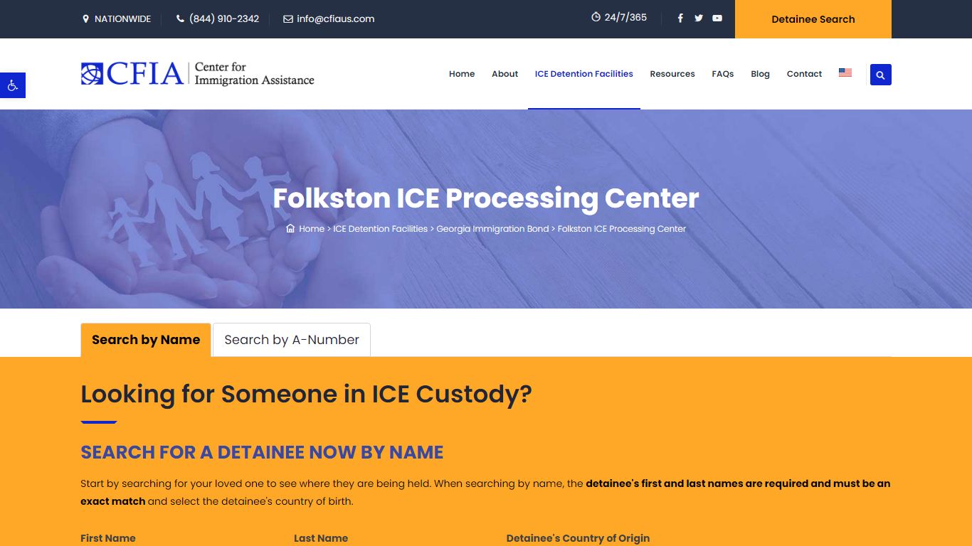 Folkston ICE Processing Center - Center for Immigration ...